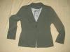 Khaki zld blzer Topshop Petite Fit 10 s