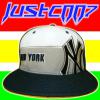 NY frumon Cap fekete-fehr frfi s ni hip- hop sapka sapka baseball sapka hip hop bboy