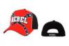 Rebel-M1063-fekete-piros, amerikai baseball sapka