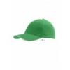 SO88100, Sols 6 paneles baseball sapka, Kelly Green-White