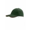 SO88100, Sols 6 paneles baseball sapka, Bottle Green