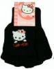 Hello Kitty fekete keszty