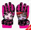 Monster High overll keszty -fekete/pink - 7-8 ves