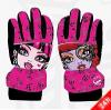 Monster High overll keszty - pink/fekete - 11-12 ves