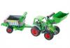Wader Farmer Technic Traktor mit Frontlader und Anhnger