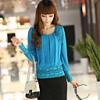 JANE FANS kerek gallr csipke chiffon ing (kk, fehr) JANE FANS