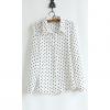 Kerek gallr polka dot chiffon ing