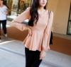 Peplum blz muszlin ujjakkal S/M 2223