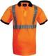 Yard Fnyvisszaver pl, 140 g/m2 szellz poliszter, gallros, NARANCS, HOSSZANTI CSKOS / Gallros plk (Sport shirts)