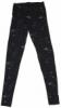 Fekete mints pamut lny leggings 152-es