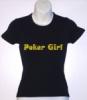 Pkeres NI pl Poker girl fekete arany