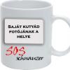 Egyedi bgre sajt kutyd kpvel, Schnauzer Fajtaments felirattal