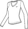 Nike ni LS SOLID V NECK TEE hossz ujj pl