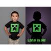 Minecraft Creeper Glow in the Dark Face Pl Gyerek