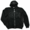 Gorilla Wear Logo kapucnis dzseki (fekete)