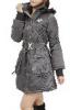 Moncler Ni Goose Down Long Kabt Belt Grey