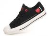 Converse All Stars Low Cip Fekete/ture love