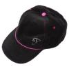 Fekete plss baseball sapka (152-158)