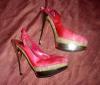39 s pink platform cip 14 5 cm sarok talp 4 cm New Look