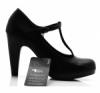 Tamaris cip, fekete, pntos, platform, memria habos, TOUCH IT, magas sark, br 1/1-24430-39