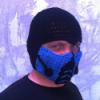Mortal kombat sapka Sub zero maszk