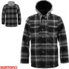 Burton Restricted Hackett Snowboard Jacket True Black Riverside Plaid 2013