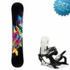 Trans Snowboard Set FE Camber black Elfgen Eco Snowboardbindung black