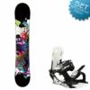 Trans Snowboard Set Style Camber black Elfgen Eco Snowboardbindung black