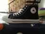 Fekete 43-as s 44-es magas szr Converse cip 4000 helyett 3000