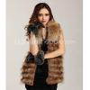 Eredeti Rabbit Fur mosmedve prmes ujjatlan kend t gallrral n i sz rme mellny