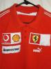FERRARI Official PUMA S/S Polo Shirt Vodafone Shell Bridgestone F1 Sz L racing