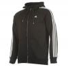 Adidas Esentials 3 cskos kapucnis pulver / fekete
