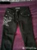 Xtreme Jeans fekete csszr farmernadrg