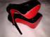Csodaszp Christian Louboutin ni lakk cip kis hibval