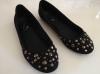 BERSHKA fekete kves 36-os balerina cip
