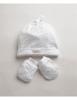 Unisex Welcome to the world Supima pamut sapka s keszty