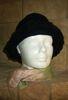 Hernyselyemmel nemezelt sapka, hernyselyem sl 45x45 cm