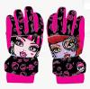 Monster High overll keszty - fekete/pink - 11-12 ves