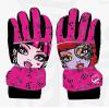 Monster High overll keszty - pink/fekete - 7-8 ves