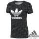 Adidas Originals Trefoil Tee Lips Allover Ni Pl (Fekete-Fehr) Z34772