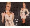 LUXURY REDIAL SEXY TRENCHCOAT BEIGE KABT L