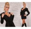 LUXURY REDIAL SEXY TRENCHCOAT BLACK KABT M