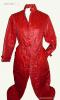 Csini piros hossz steppelt kabt M/L