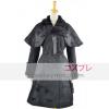 Hossz ujj Fekete Bow Pattern Flanel Gothic Lolita kabt
