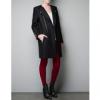 Zara fekete cipzr dszes kabt