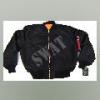 ALPHA MA 1 es bomber dzseki fekete
