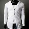 MENS 2button ruhzat hossz KARDIGN FEHR SZ minket s