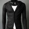 MENS 2button ruhzat hossz KARDIGN BLACK SZ S