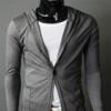 MENS 2button ruhzat hossz KARDIGN GRAY SZ minket s