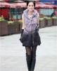 Lady Chain Belt hrom gomb kapucnis szrme mellny Kabt Purple
